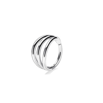 Пирсинг Сегментное кольцо (кликер) Трехрядное