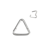 Кликер-треугольник из титана для пирсинга 1,2 мм